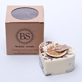 Large Heart Scented Soy Wax Candle with Shredded Cinnamon