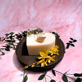 Large Heart Scented Candle with Rose Buds