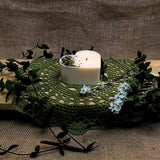 Large Heart Scented Candle with Rose Buds