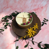 Scented Candle With Rose Buds