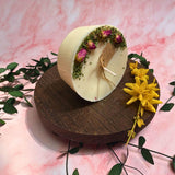 Scented Candle With Rose Buds