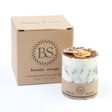 Medium Scented Soy Wax Candle With Shredded Cinnanon
