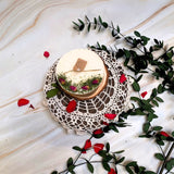Scented Candle With Rose Buds