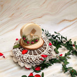 Scented Candle With Rose Buds