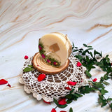 Scented Candle With Rose Buds