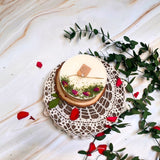 Scented Candle With Rose Buds