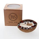 Scented Soy Candle In Coconut Shell