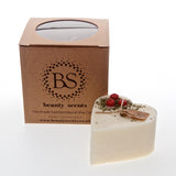 Small Heart Scented Soy Candle With Red Berries
