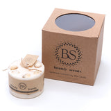 Small Scented Soy Wax Candle With Sea Shells