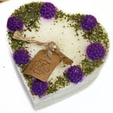 Small Heart Candle with Blackberry