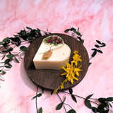 Small Heart Scented Candle with Rose Buds