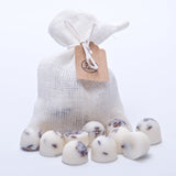 10 Scented Soy Wax Melts in Linen Bag