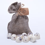 10 Scented Soy Wax Melts in Linen Bag
