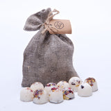 10 Scented Soy Wax Melts in Linen Bag
