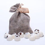 10 Scented Soy Wax Melts in Linen Bag