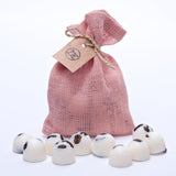 10 Scented Soy Wax Melts in Linen Bag