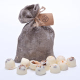 10 Scented Soy Wax Melts in Linen Bag
