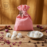 10 Mango Scented Soy Wax Melts in Linen Bag