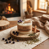 Small Scented Candle With Blueberries