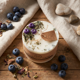 Small Scented Candle With Blueberries