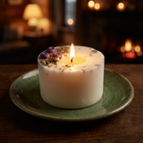 Small Scented Candle With Blueberries