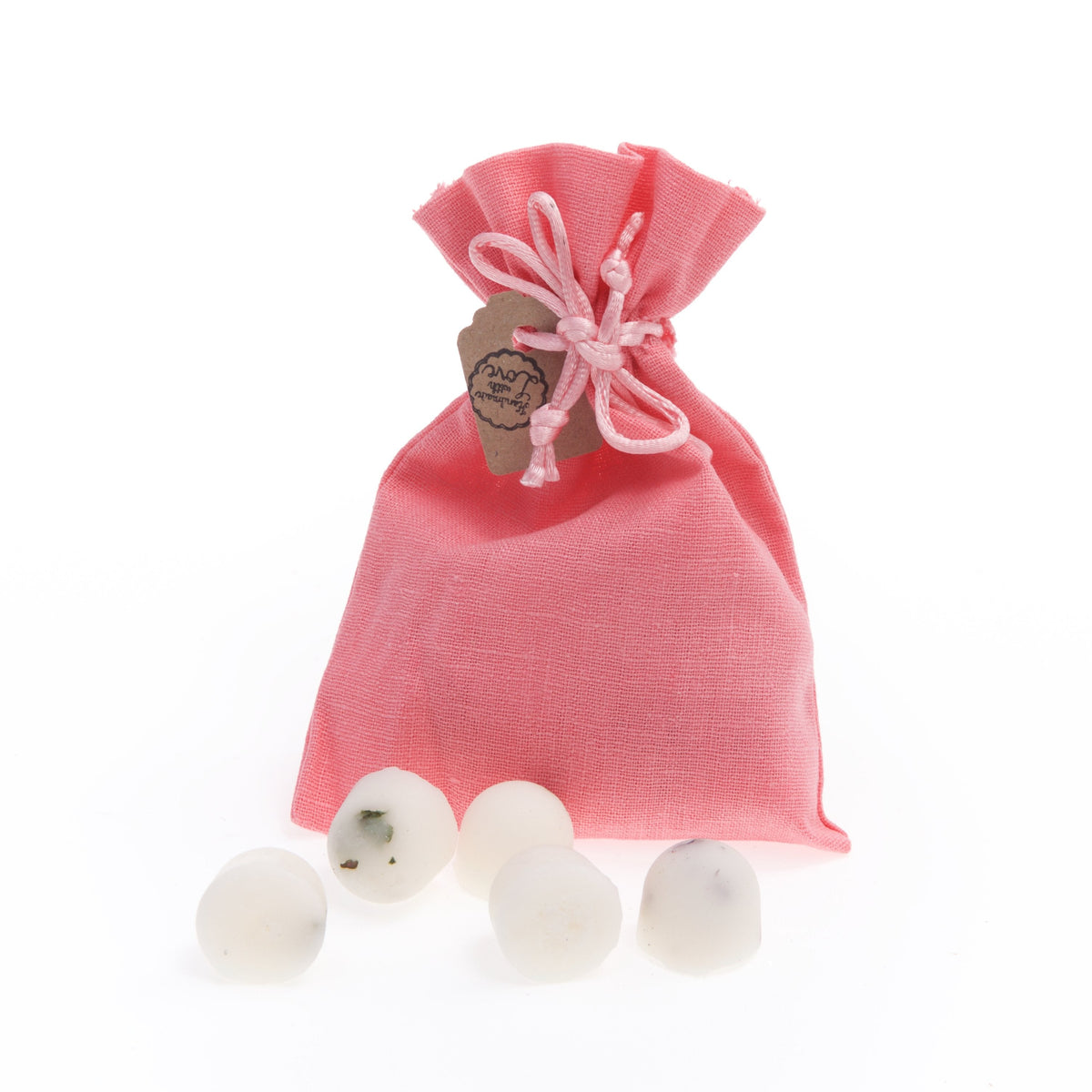 10 Apple Scented Soy Wax Melts in Linen Bag