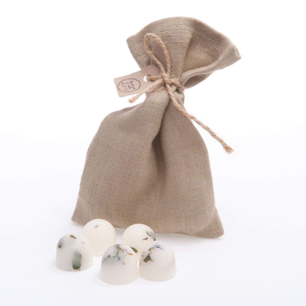 10 Apple Scented Soy Wax Melts in Linen Bag