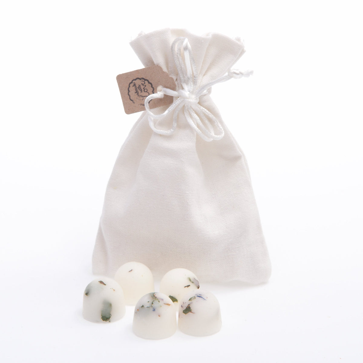 10 Apple Scented Soy Wax Melts in Linen Bag