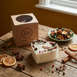 Large Heart Scented Candle With Star Anise & Red Berries