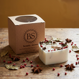 Large Heart Scented Candle With Star Anise & Red Berries