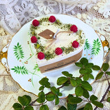 Large Heart Candle with Raspberry