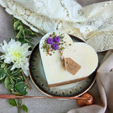 Large Heart Scented Candle With Blueberries