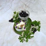 Large Heart Candle with Blackberry