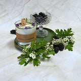 Large Candles with Blackberry in glass container