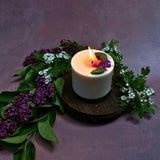 Large Candles With  Lilac