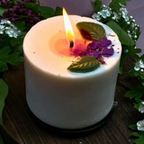 Large Candles With  Lilac