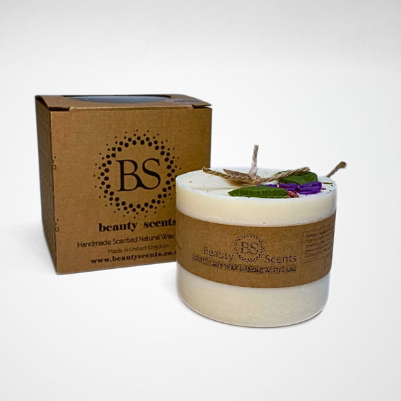 Large Candles With  Lilac