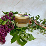 Large Candles With  Lilac