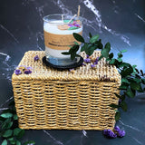 Large Glass Candles With  Lilac