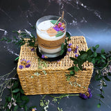 Large Glass Candles With  Lilac