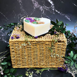 Large Heart Candles With  Lilac