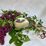 Large Heart Candles With  Lilac