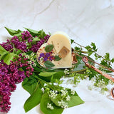 Large Heart Candles With  Lilac
