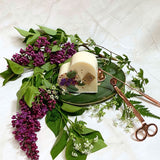 Large Heart Candles With  Lilac