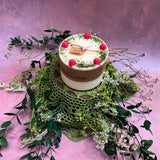 Large Candles with Raspberry