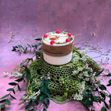 Large Candles with Raspberry