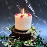 Large Candles with Raspberry