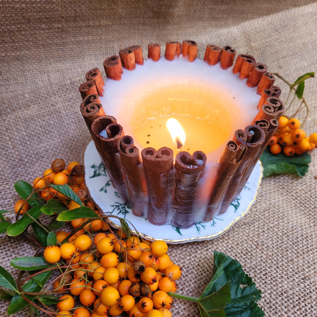 Large Scented Candle With Long Cinnanon