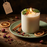 Medium Candle With Apples