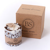 Medium Scented Soy Wax Candle With Coffee Beans